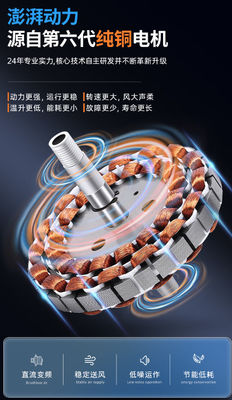 LED 조명과 음성 제어로 금색의 지능형 천장 팬